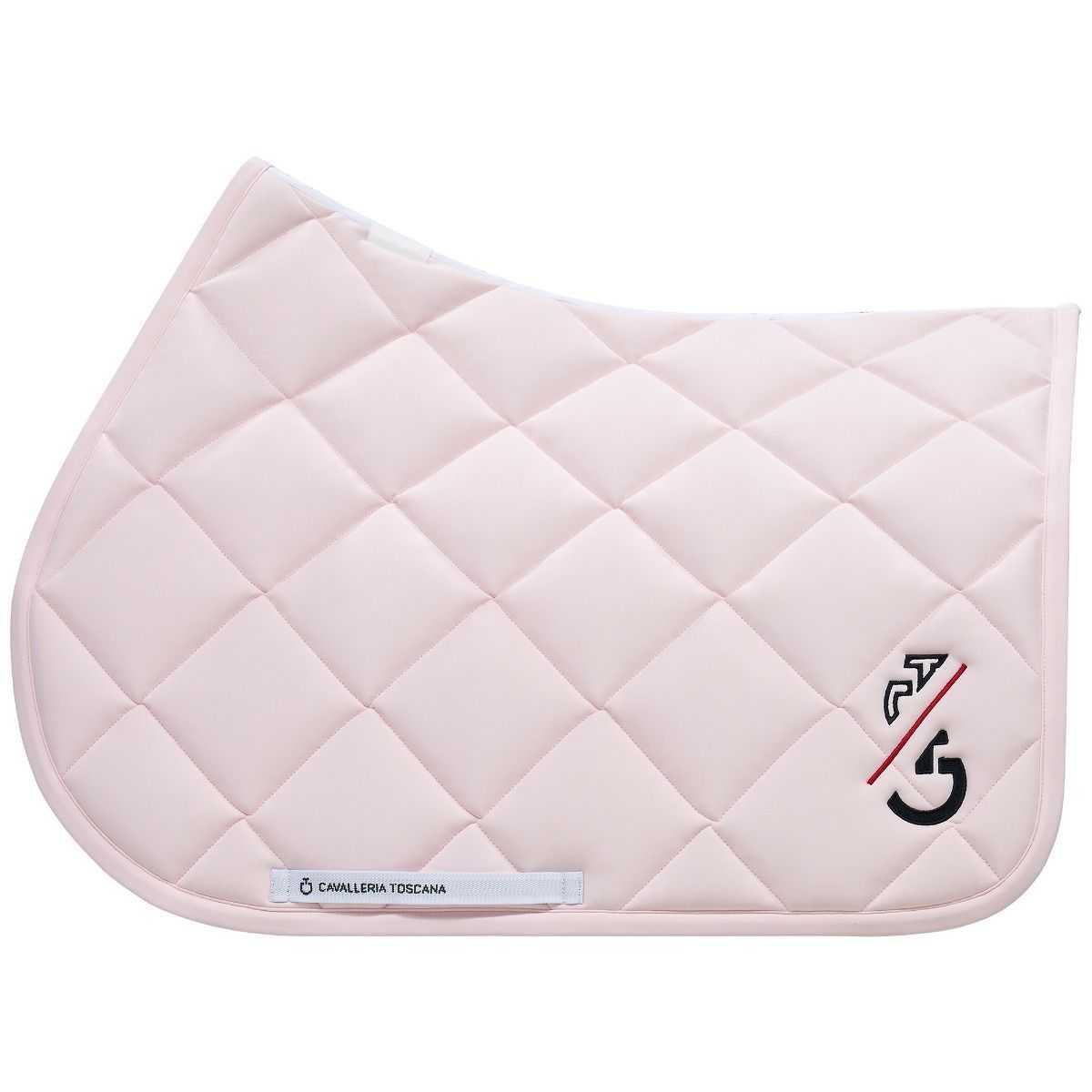 Saddle pad C T team red stripe decoration
