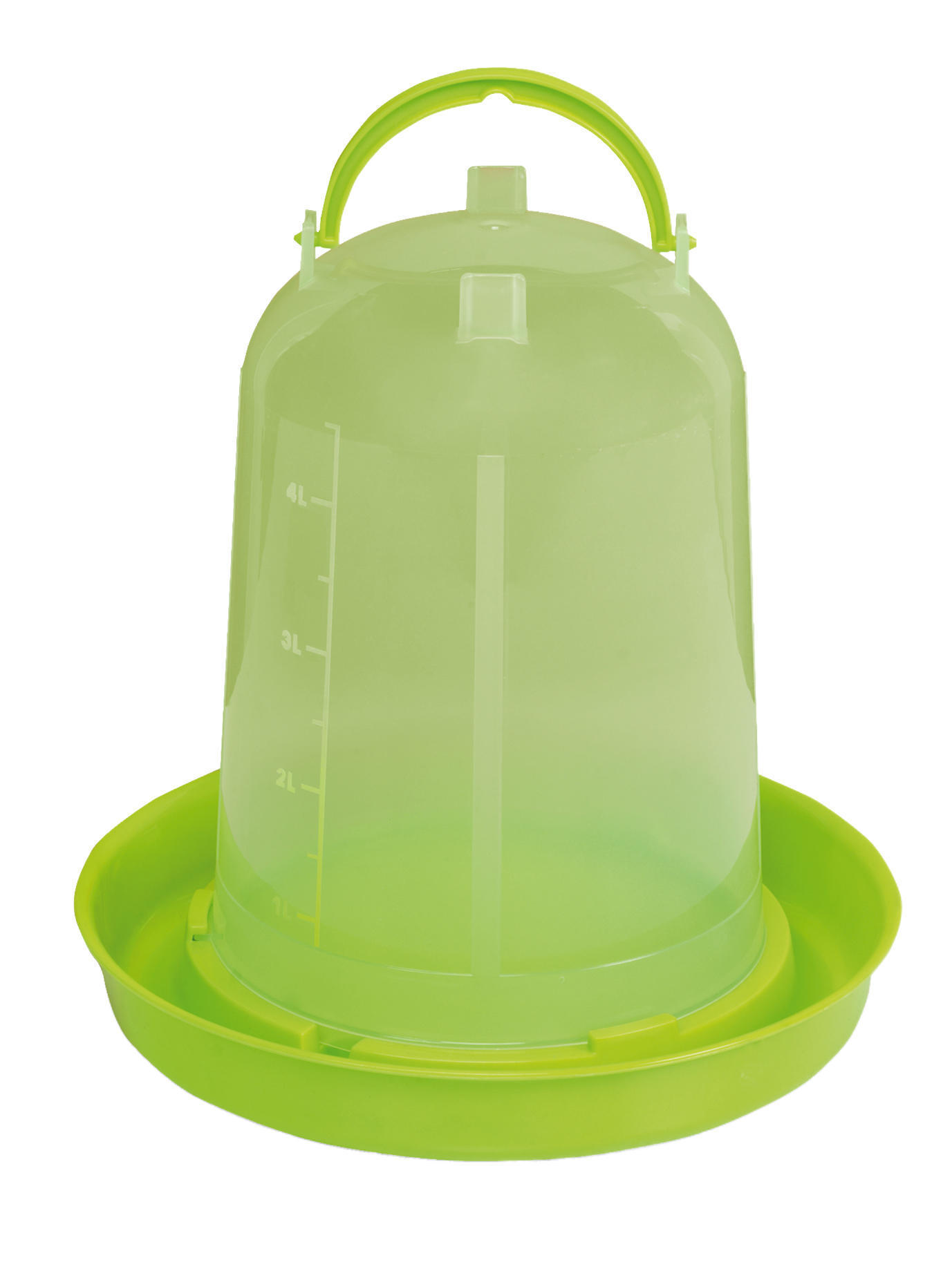 Poultry drinker 5 l green lemon
