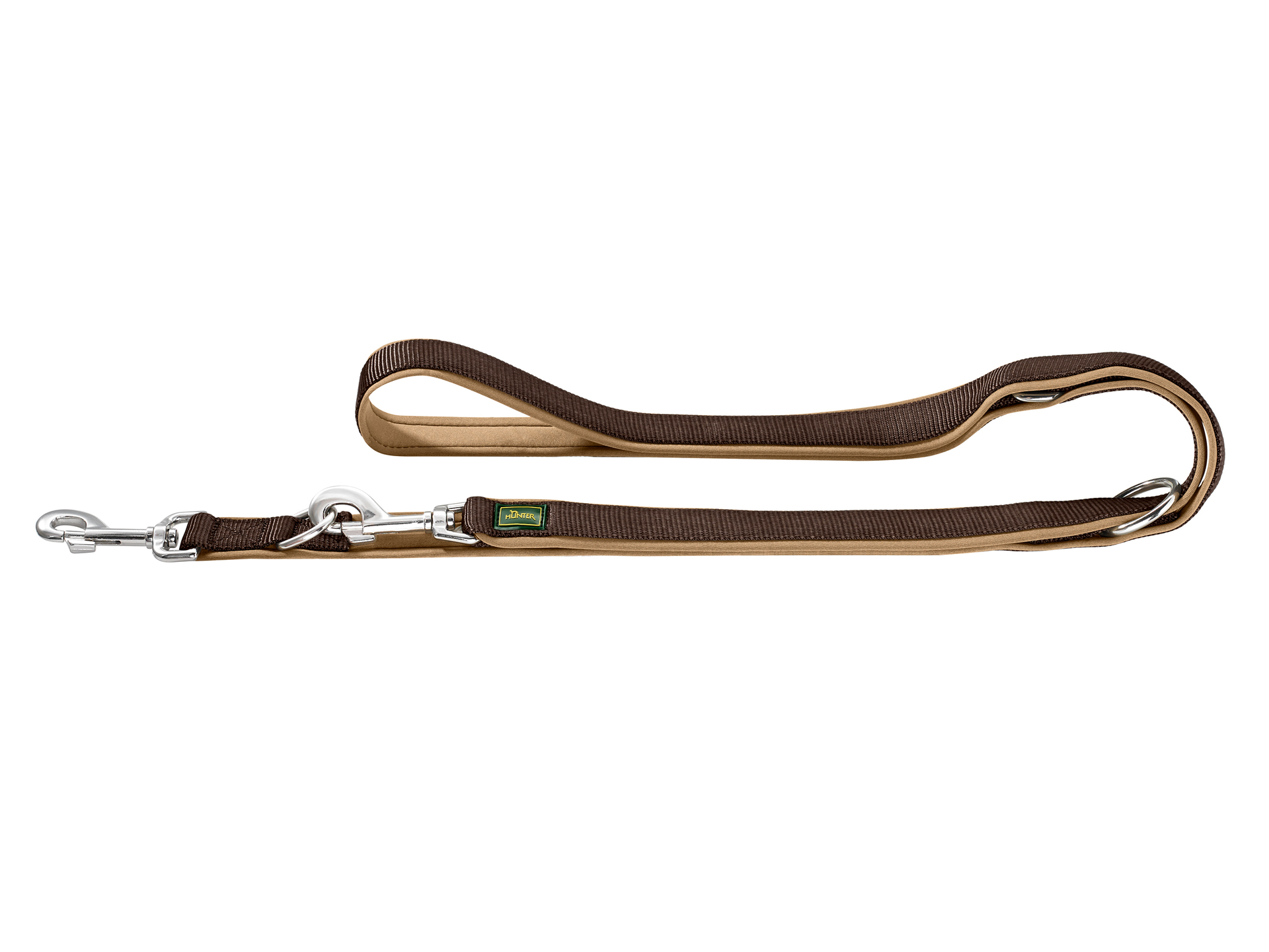 Dog leash caramel beige