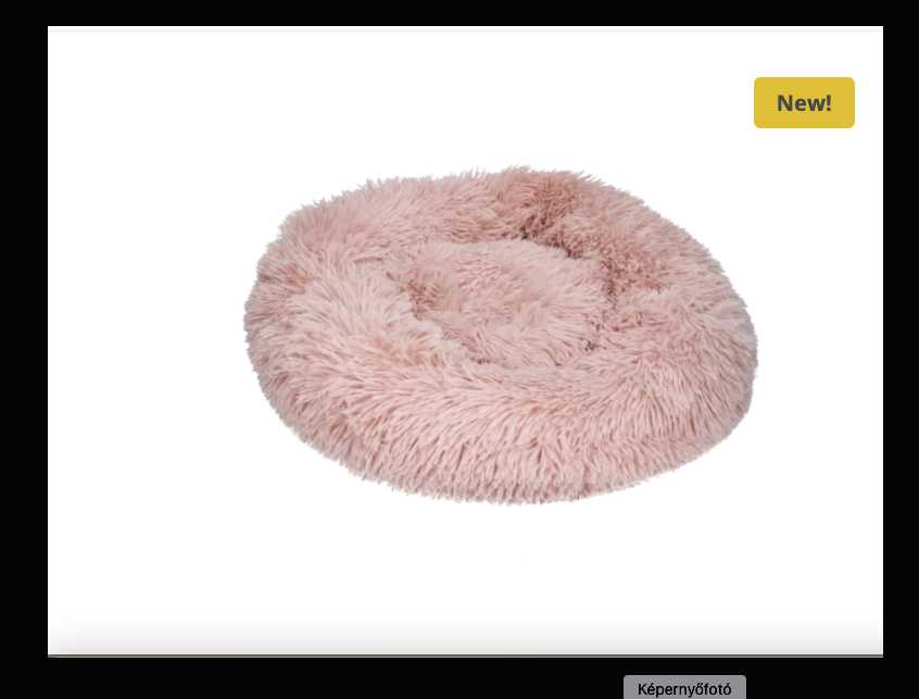 Plush dog bed 100cm