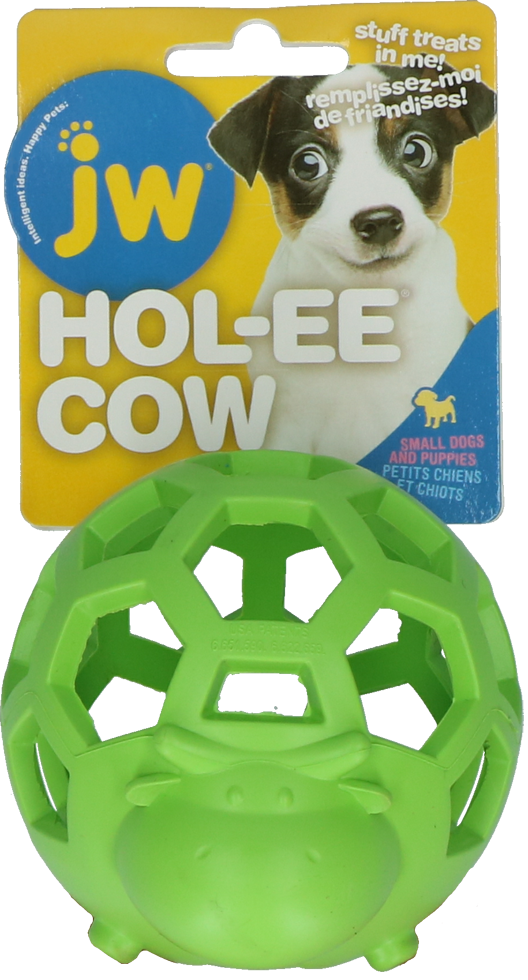Hol-EE cow-shaped reward wall medium dog toy