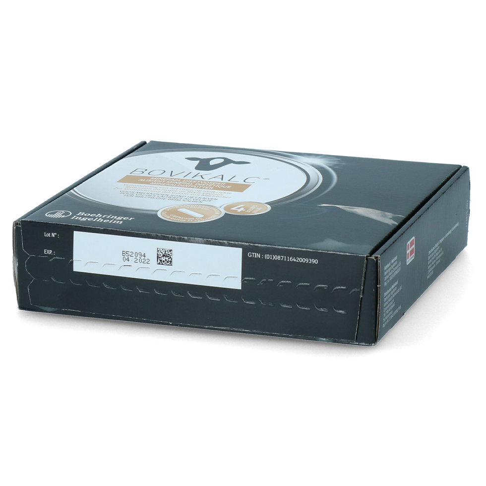 Mineral capsules against milk fever in cattle calf rearing