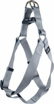Dog harness ziggi grey 2,5x40-70 cm Basic tie-brake strap