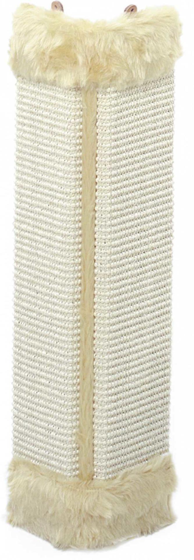 Scratch wood corner with catnip 49x22 cm cat bed furniture