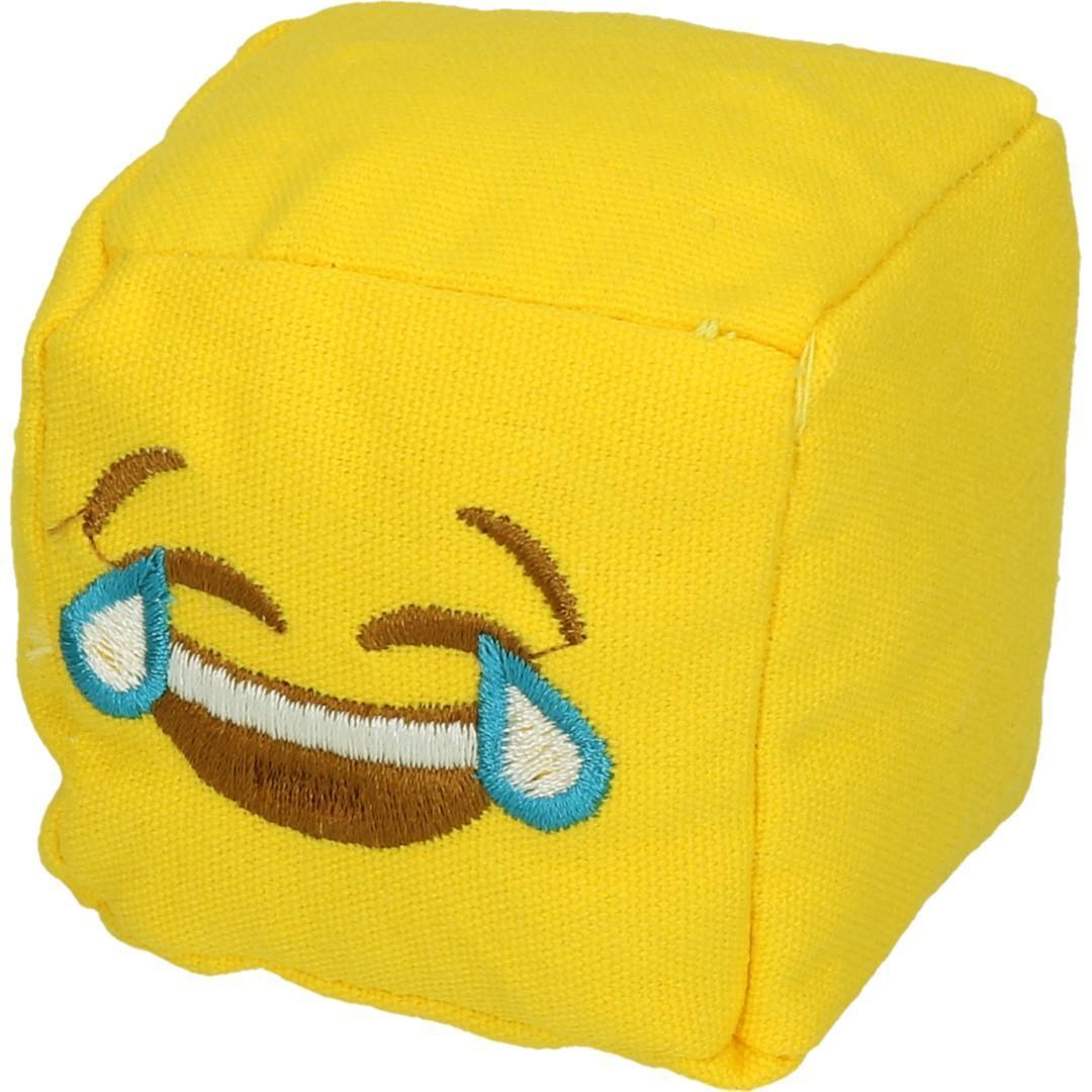 Emoji Cat Cube Jolly with cat root plush cat toy