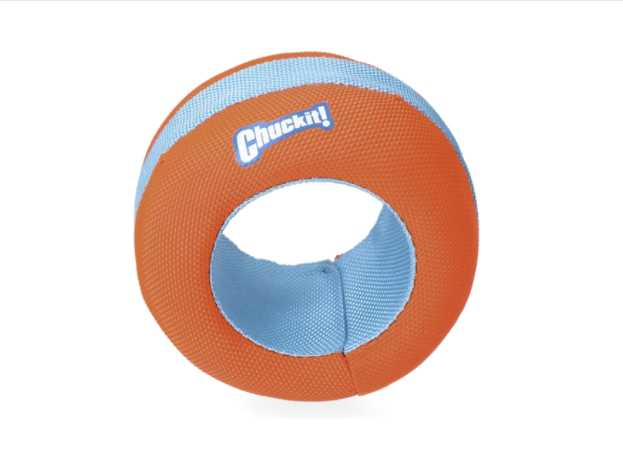 Amphibious roller dog toy