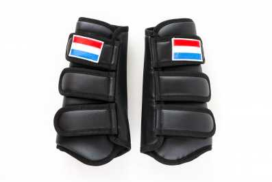206NL HPD Luxury tendon protection boot forelegs black medium horse foot protection
