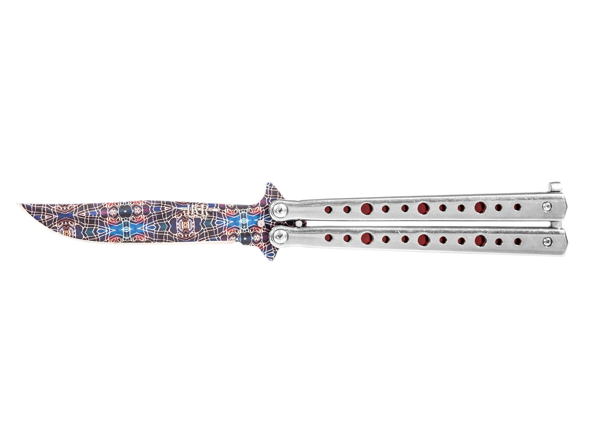 JKR646 Damascus butterfly knife