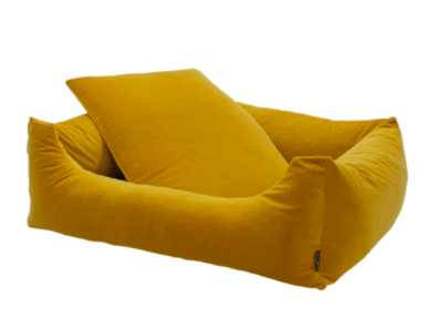 Velour dog bed L