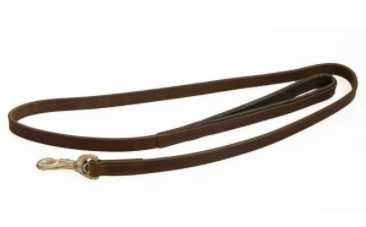 007 leather dog leash brown 130cm leather special