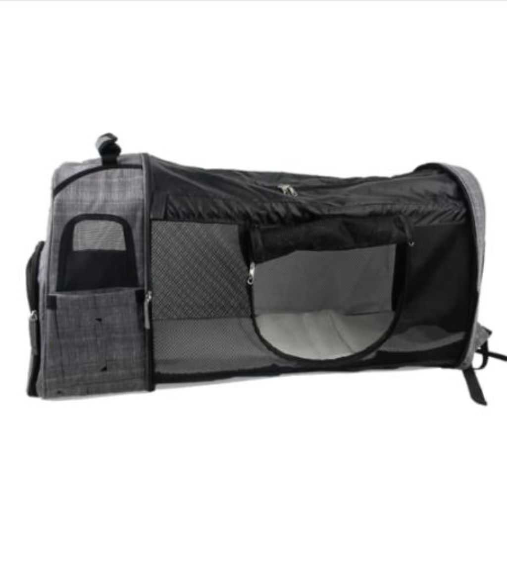 Backpacker travel home for dogs