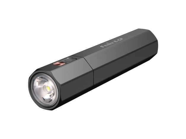 E-CP black LED flashlight