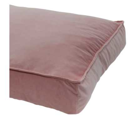 Velour bed pillow for dogs L