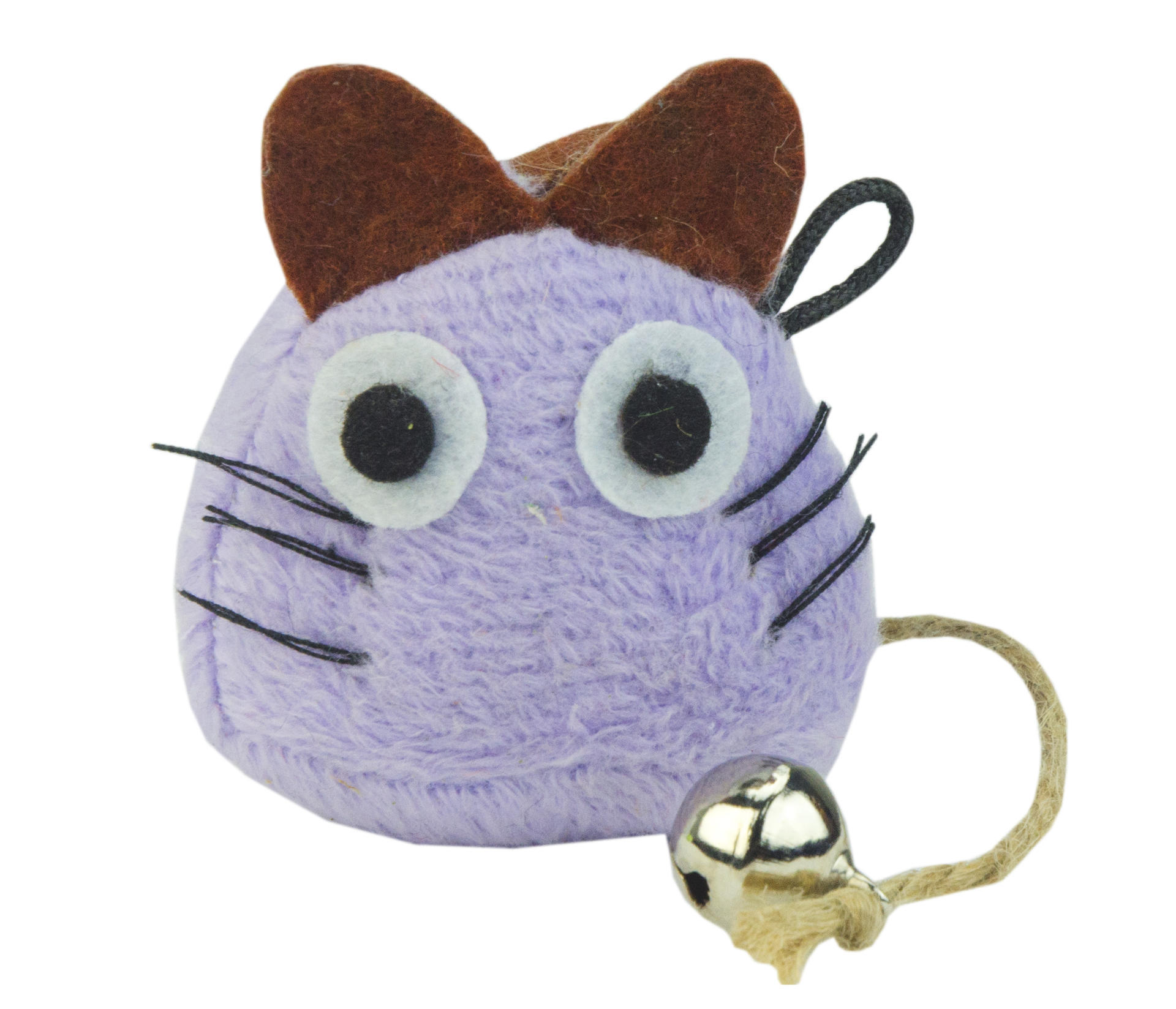 Crazy cat funny purple mouse with cat root cat toy