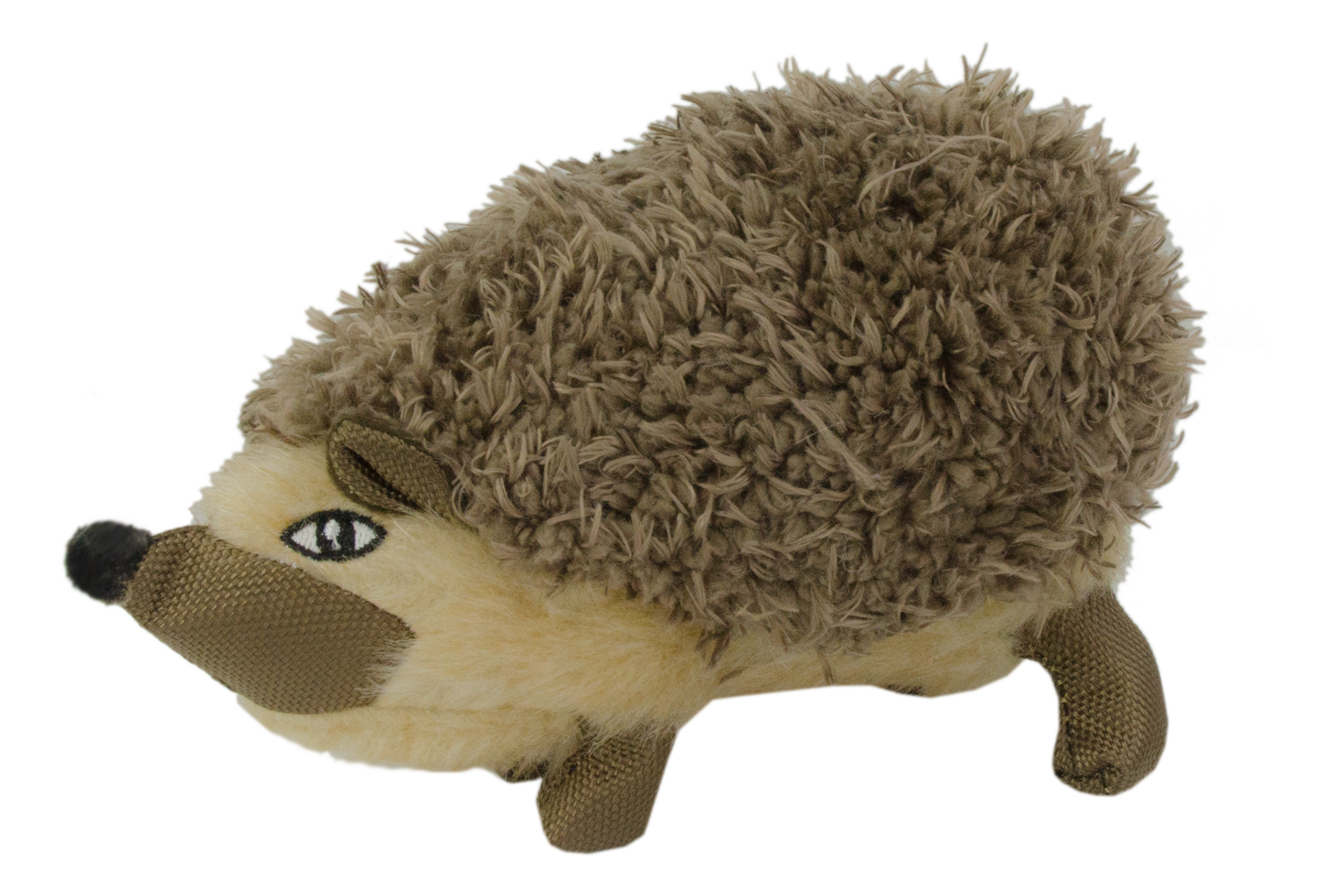 Plush hedgehog dog toy
