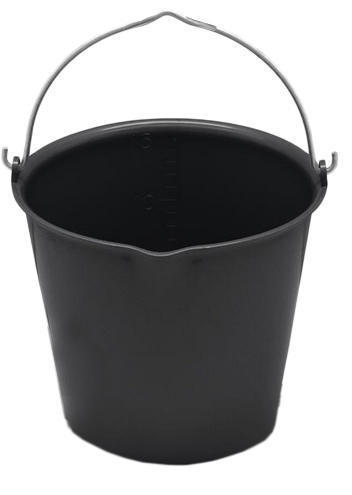 15 l bucket with spout black barn livestock feeding drinking technology feeding bowls