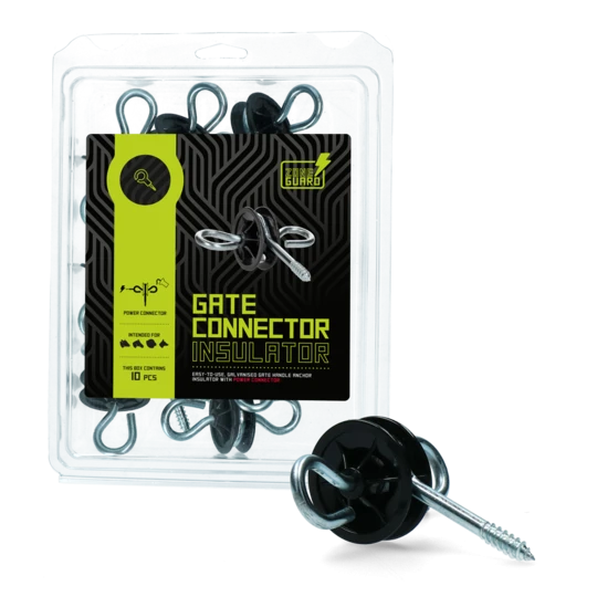 Gate door handle anchor insulator electric shepherd