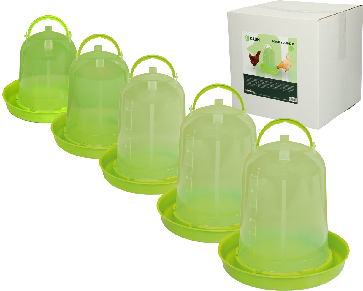 Poultry drinker 1,5 litre, lemon green
