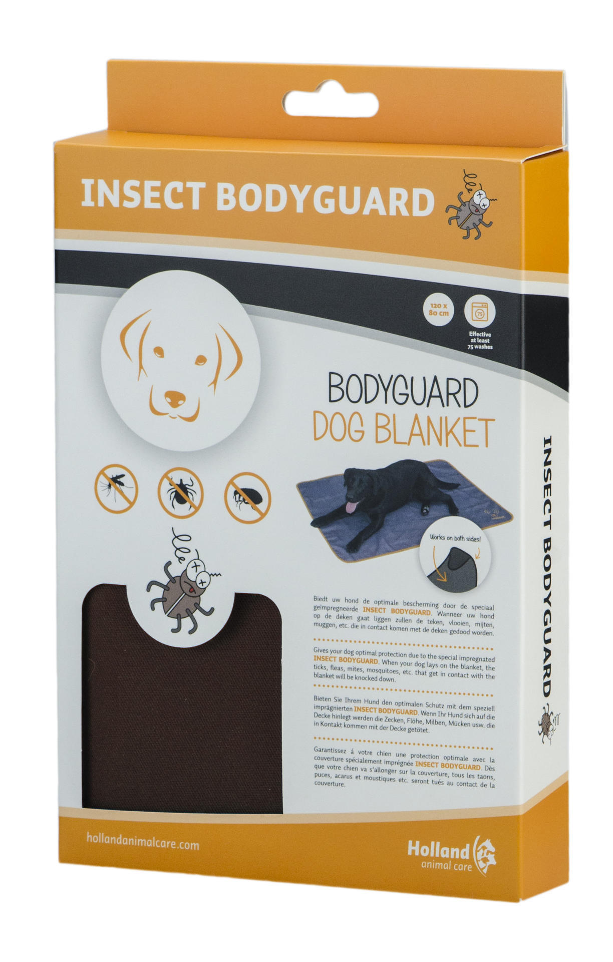 Bodyguard dog blanket brown