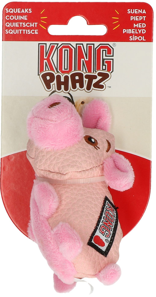 Phatz beeping dog toy made of material pig chew toy