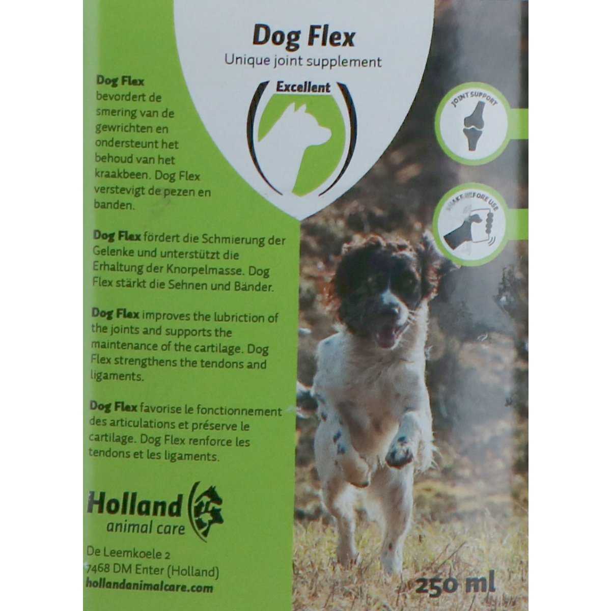 Muscle protection liquid for dogs