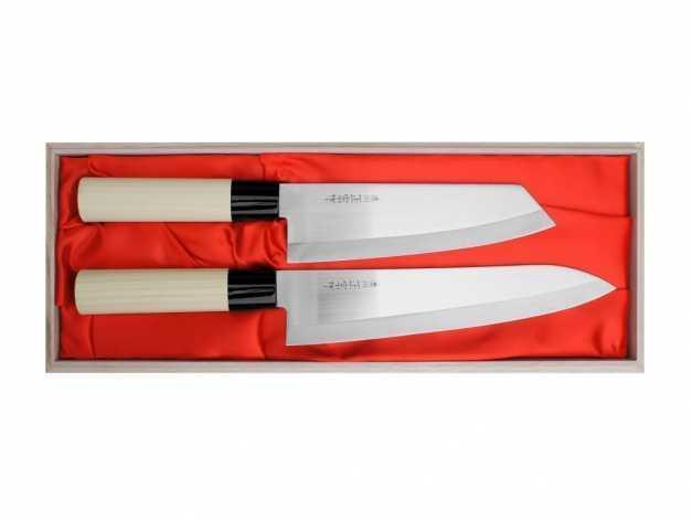 Set of 2 Megumi Bunka Chef knives