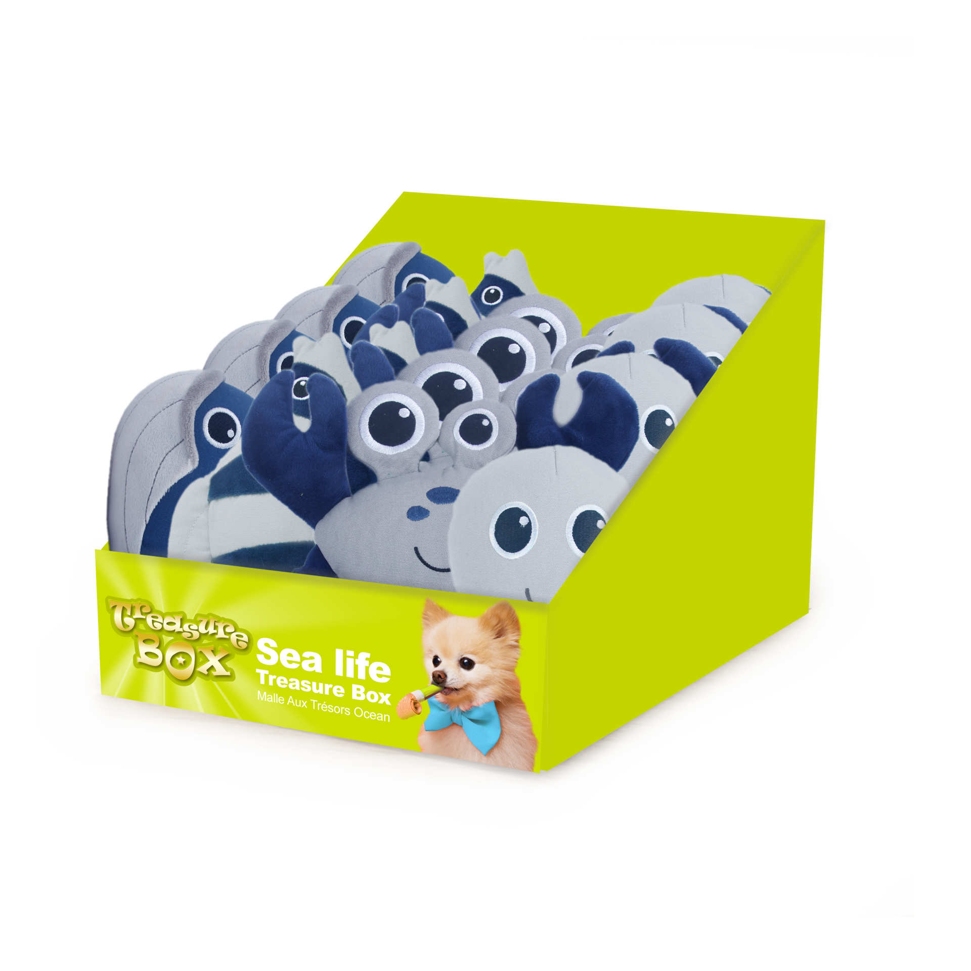 Sea Life 24pcs plush dog toy