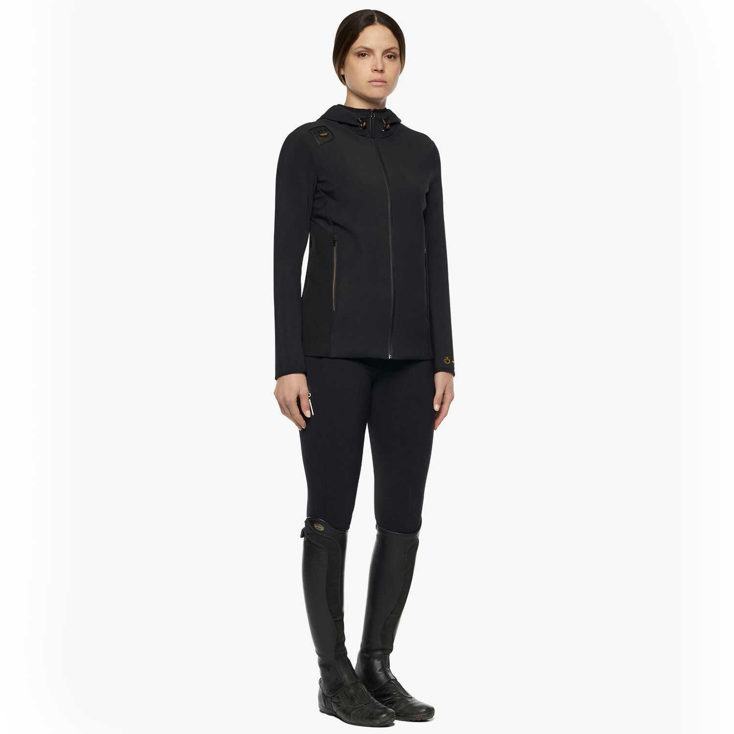 R-Evo  + Tech Knit woman riding softshell jacket