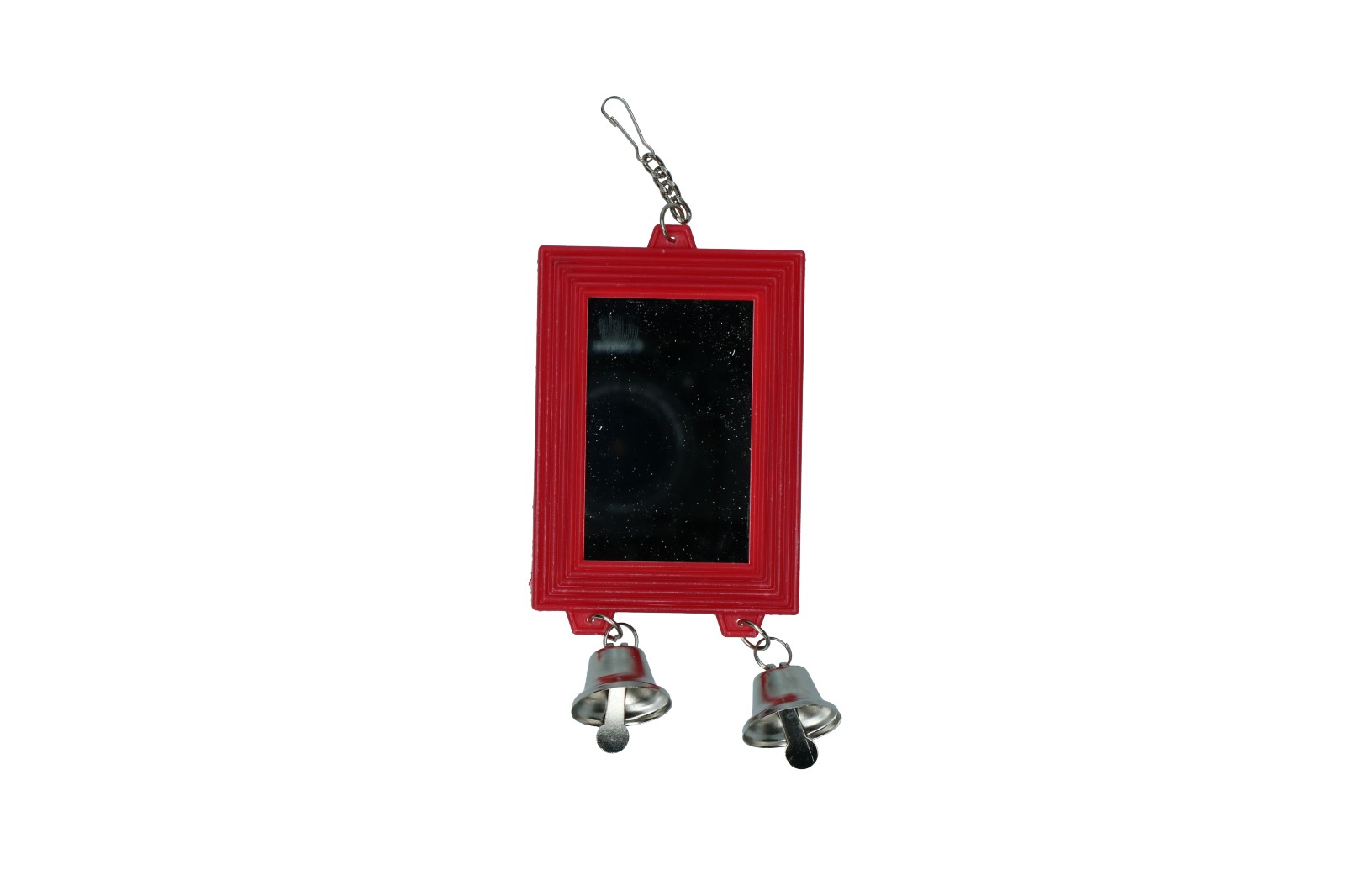 Bird mirror with bell Parrot mirror
