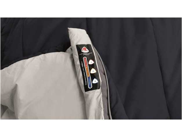 Moraine III sleeping bag for left-handed people