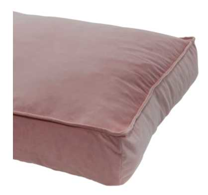 Velour bed pillow for dogs S