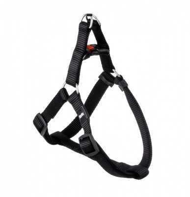 Dog harness ziggi black 2x35-60 cm Basic brake harness