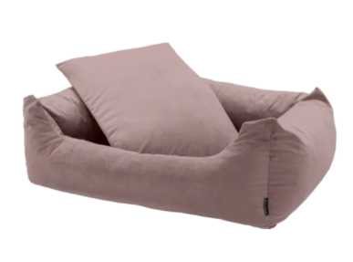 Velour dog bed L