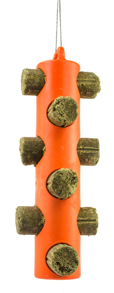 Hentastic Chick Stick feeder orange bird feeder