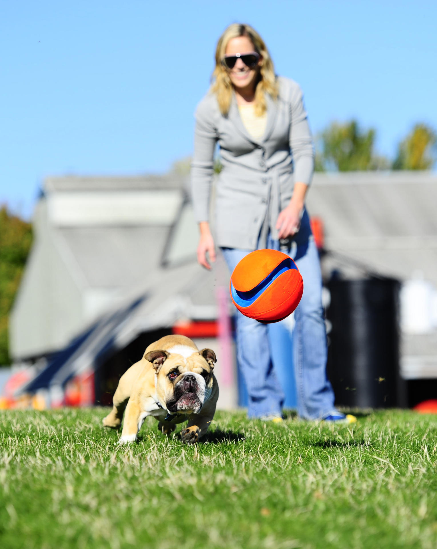 Kick Fetch 19 cm dog ball