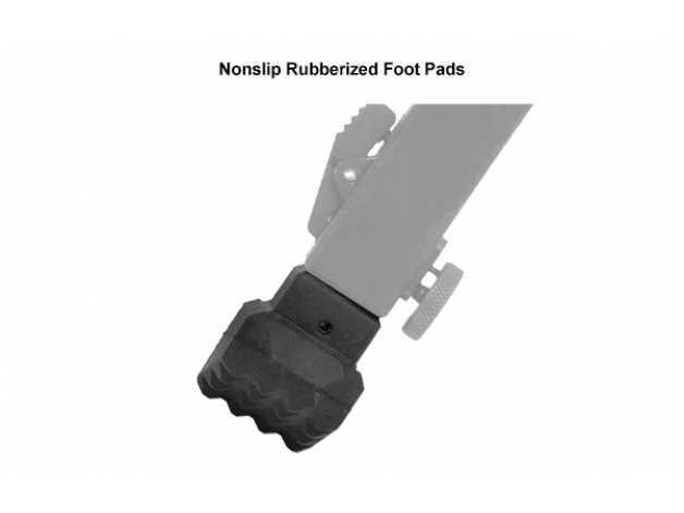 rubber armored QD folding bipod