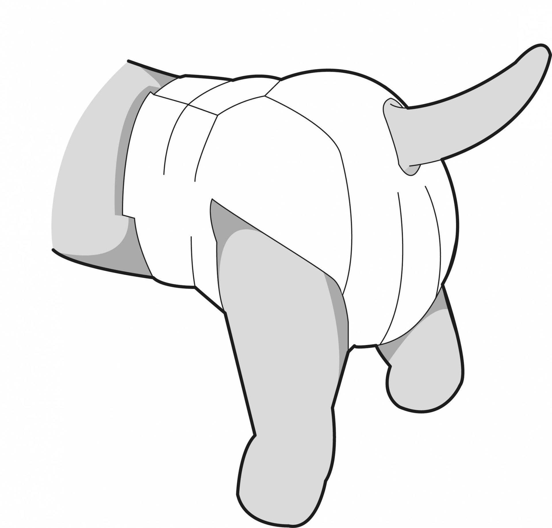 Dog pants M 12pcs litter apartment cleanliness