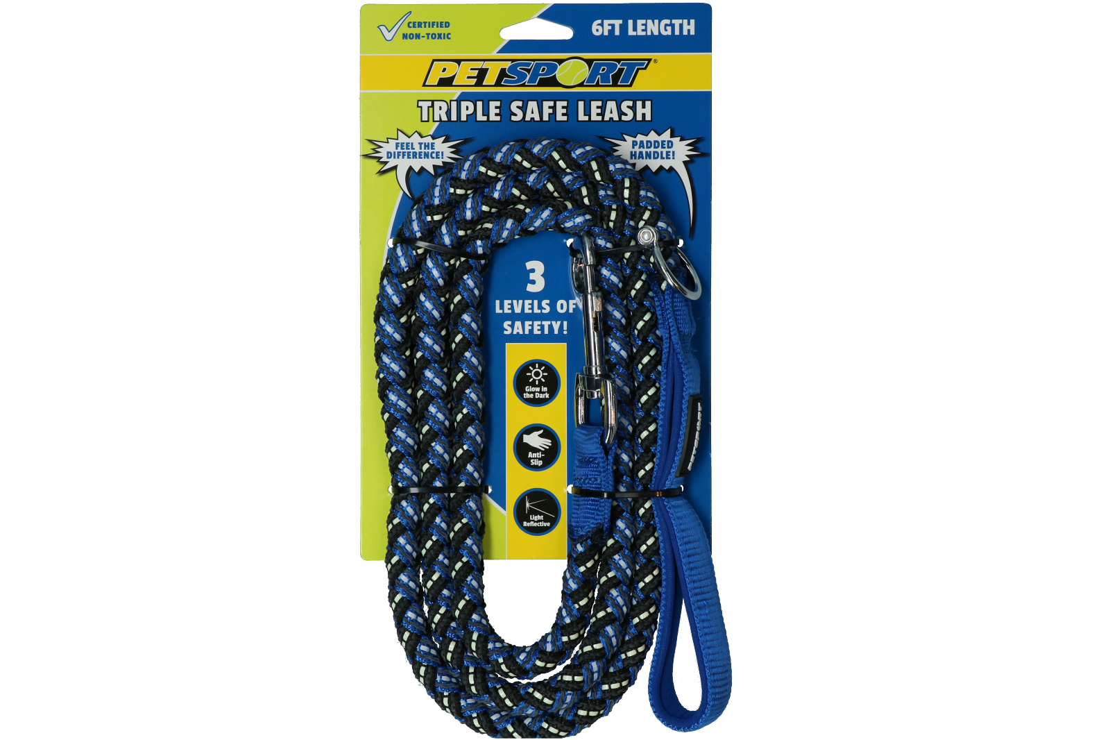 Rope leash 1,8 m blue