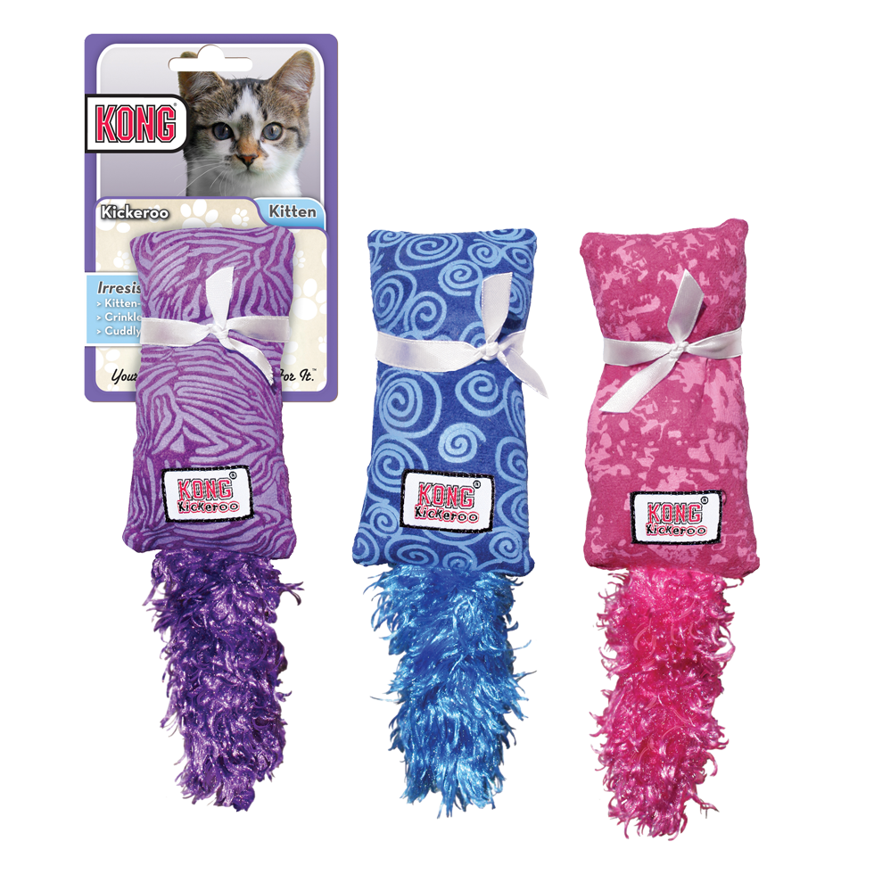 Cat Kickeroo kitten, plush cat toy