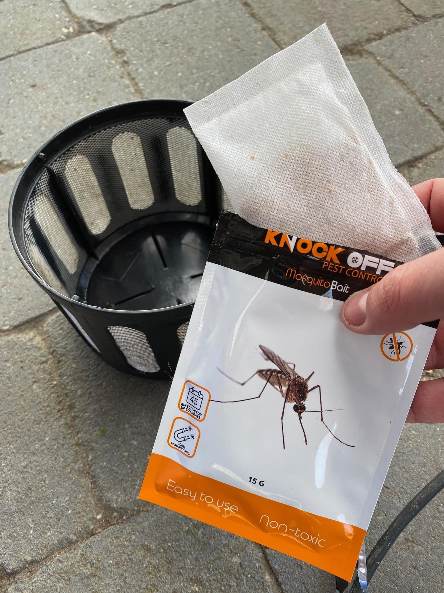 Mosquito bait for traps, pest control, insect control