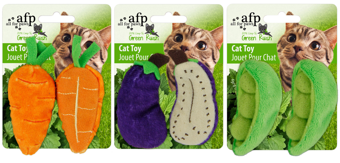 Cat's root in three vegetables cat toy
