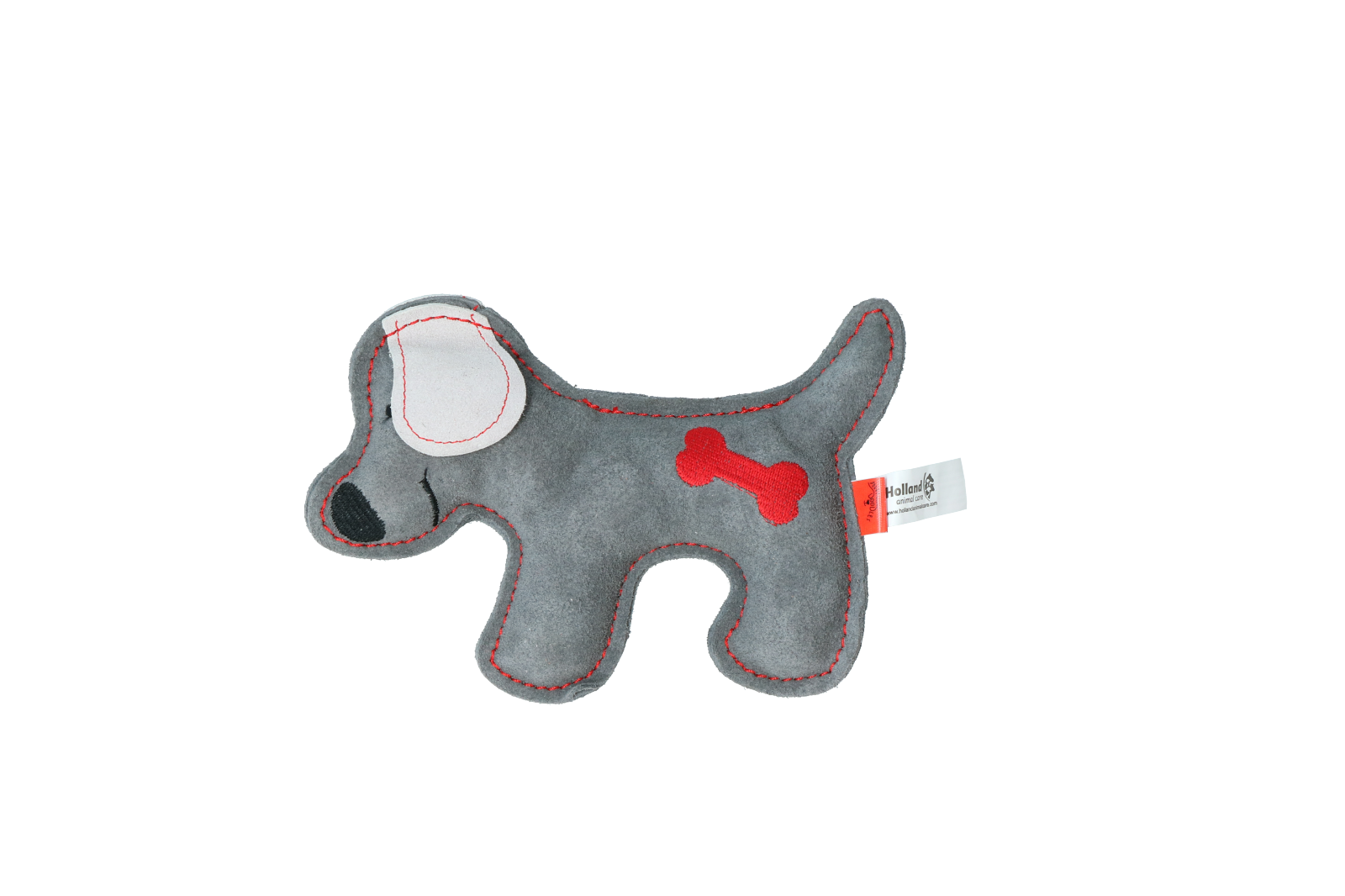 Doggy Doodles puppy dog dark grey plush dog toy