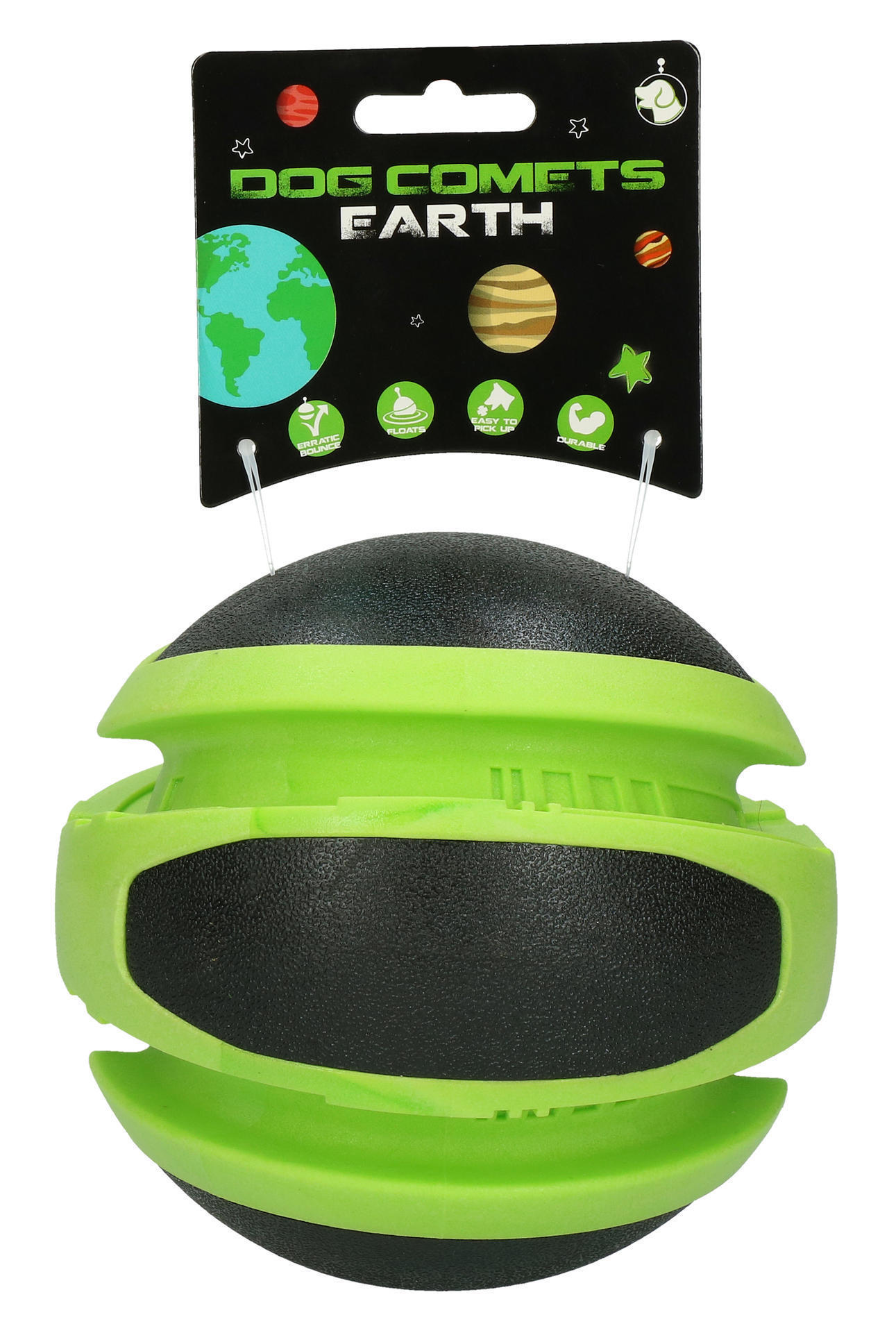 Dog Comets Earth Green