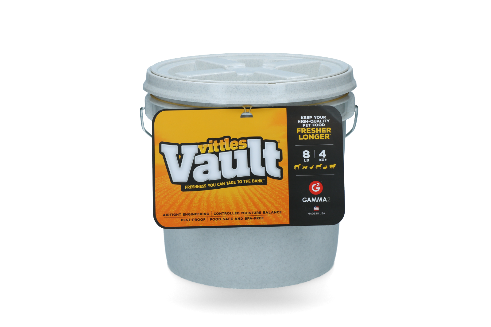 Outback 8 feed bin 7,5 l barn livestock feeding drink technology container