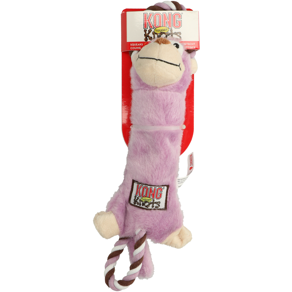 Tugger Knots monkey S plush dog toy