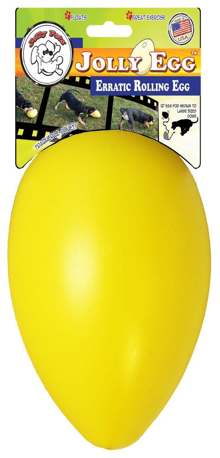 egg-shaped toy 30 cm yellow dog toy