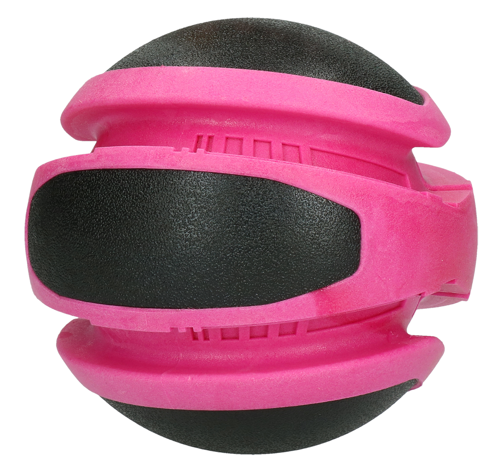 Pink Jupiter dog ball