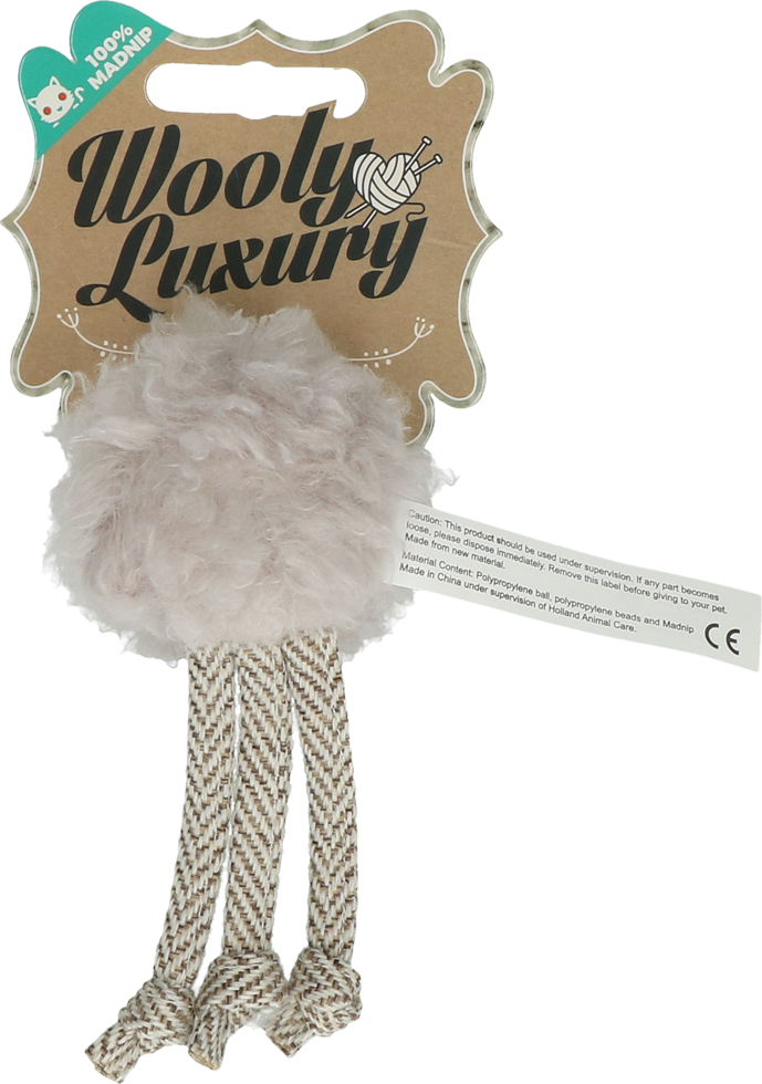 Wool luxury octopus grey cat toy