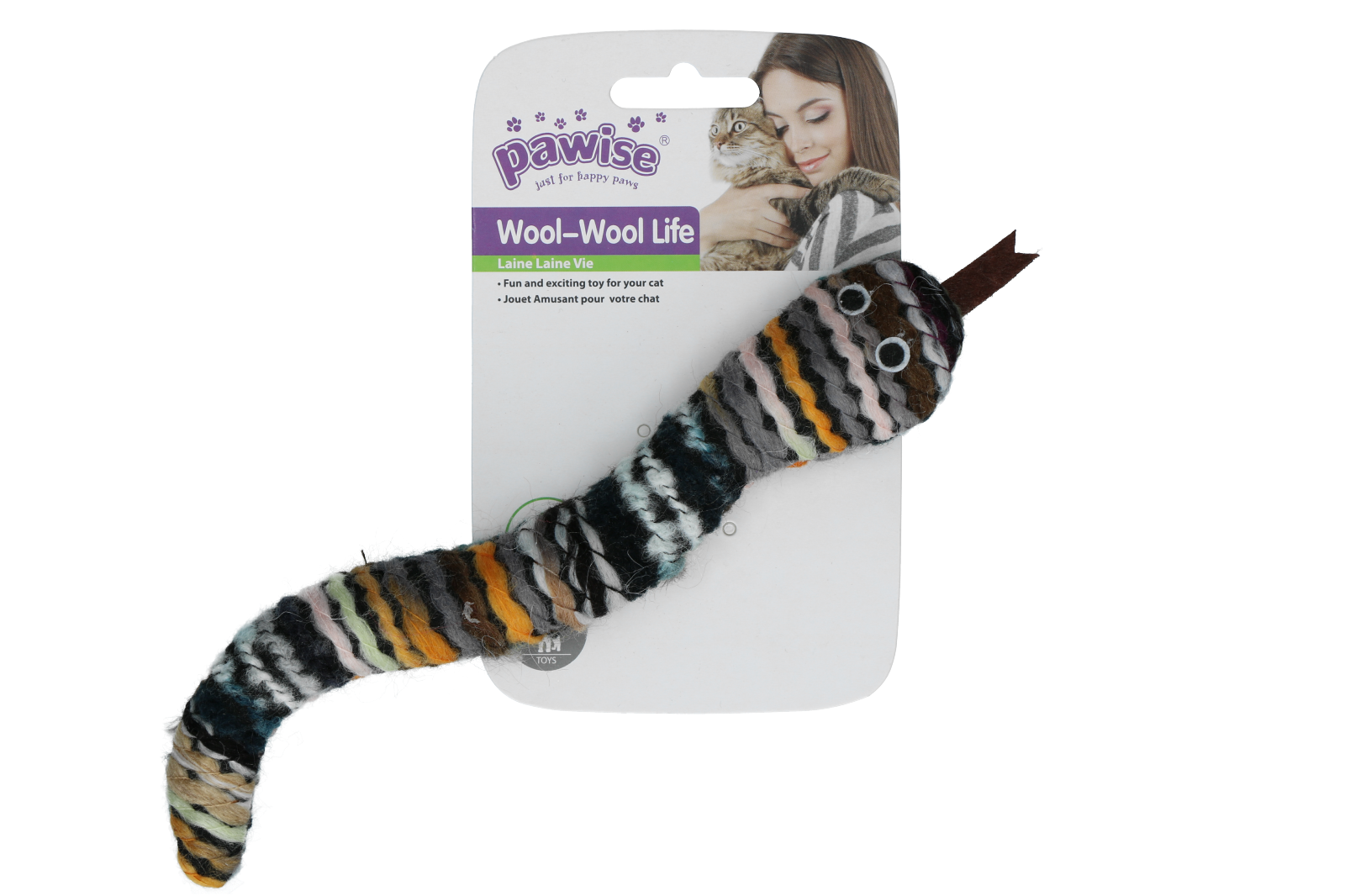 Meow-meow life cat toy filled with woolen cat toy