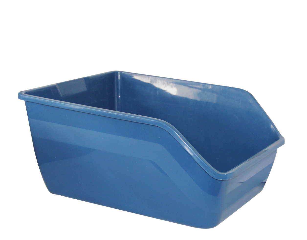 High litter box for cats, litter box 47x38x21cm